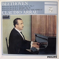 Philips : Arrau - Beethoven Sonatas 18, 24 & 26